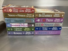 REDWALL series by BRIAN JACQUES lot of 11 Epic Fantasy Juvenile pb chapter books
