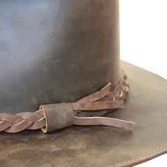 Premium Leather Fedora – Wide Brim Hat Leather – Water Resistant