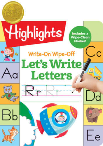 Write-On Wipe-Off Let’s Write Letters (Highlights(TM) Write-On Wipe-Off F – GOOD