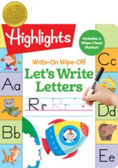 Write-On Wipe-Off Let’s Write Letters (Highlights(TM) Write-On Wipe-Off F – GOOD
