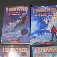 Scholastic I Survived Series Lot of 6 Paperback Books Lauren Tarshis
