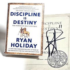 Discipline Is Destiny—AUTOGRAPHED by Ryan Holiday—HC, FREE PRIORITY MAIL (I3-148