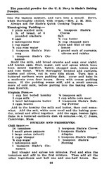 1920 Slade’s Cooking School Recipes Vintage Cook Book 76 Pages