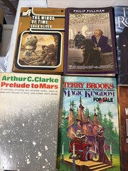 Sci Fi lot Patrick Rothfuss Arthur C. Clarke Philip Pullman Terry Brooks