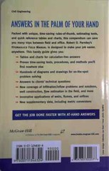 Hydraulics Field Manual, 2nd Edition by Robert O. Parmley Flex-Cover, 2001