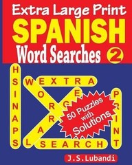 J S Lubandi Extra Large Print SPANISH Word Searches 2 (Paperback)
