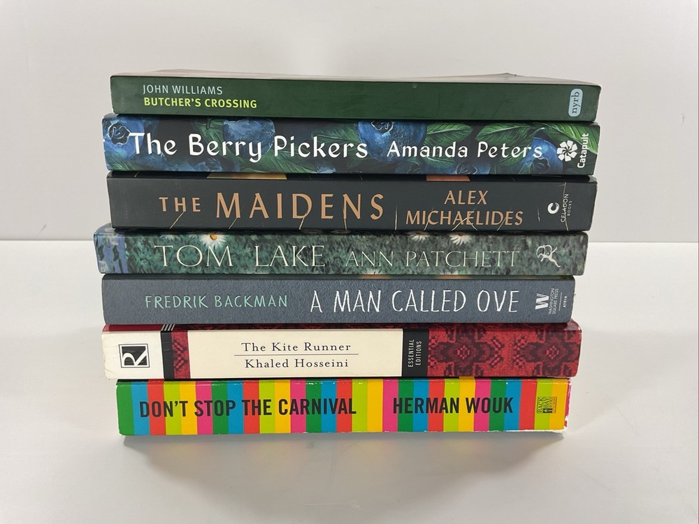 Contemporary Fiction by Ann Patchett Alex Michaelides and others PB lot of 7