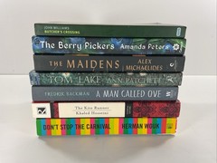 Contemporary Fiction by Ann Patchett Alex Michaelides and others PB lot of 7