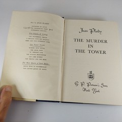 The Murder in the Tower Jean Plaidy 1974 G.P.Putnam’s Sons 1st American Ed HCDJ