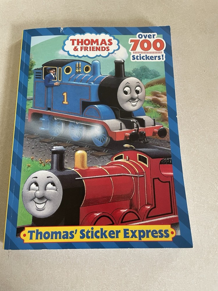 NEW SUPER RARE THOMAS & FRIENDS TRAIN STICKER EXPRESS 700 Stickers BOOK 2005