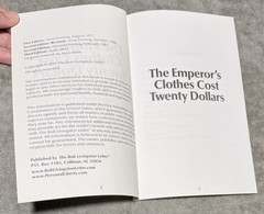 The Emperor’s Clothes Cost Twenty Dollars Lloyd Darland 2011 Finance Treasury