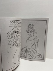 3pc Gift Set Disney Princess Coloring Activity Books Crayons Bookmarks Kids Fun