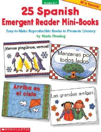 25 Spanish Emergent Reader Mini-books – Paperback By Fleming, Maria – VERY GOOD