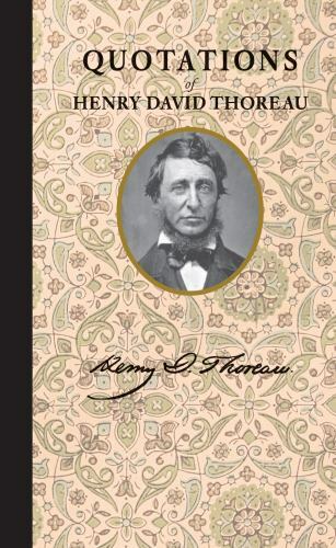Quotations of Henry David Thoreau, USA, Quotations of Great Americans, Hardback