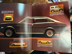 1974 Austin Marina brochure British Leyland New. Coupe and sedan / saloon