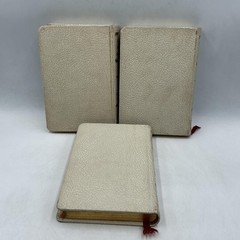 LIVES OF THE SAINTS Alban Butler Lib. Of Catholic Devotion HC Cream Faux Leather