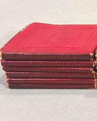 Antique Little Leather Library Miniature Books – Choose Your Title – Red Series