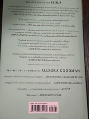 Isola: Reese’s Book Club by Allegra Goodman Hardcover First Edition