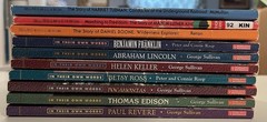 Lot of 10 In Their Own Words and The Story of Scholastic Reference Biographies