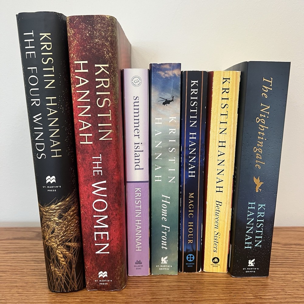 Lot Of 7 The Four Winds The Women Kristin Hannah 1st Edition 1st Print HC w/DJ