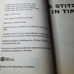 A Stitch in Time Bateman Cox Hake McDonough 2004 Christian Romance Barbour