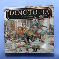 Dinotopia – A Land Apart from Time by James Gurney SIGNED with Print of Sketch