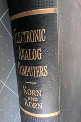 1952 ELECTRONIC ANALOG COMPUTERS Granino & Theresa Korn Vintage HardCv #COMPUTER