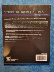 SECURING THE INTERNET OF THINGS ; ISBN 978-0-12-804458-2 ; 144 PAGES
