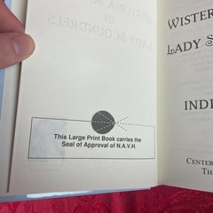 India Holton – THE WISTERIA SOCIETY OF LADY SCOUNDRELS (Hardcover) Large Print