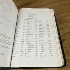 Living Bible Paraphrased Cowhide Leather Second Printing Tyndale Cowhide Green