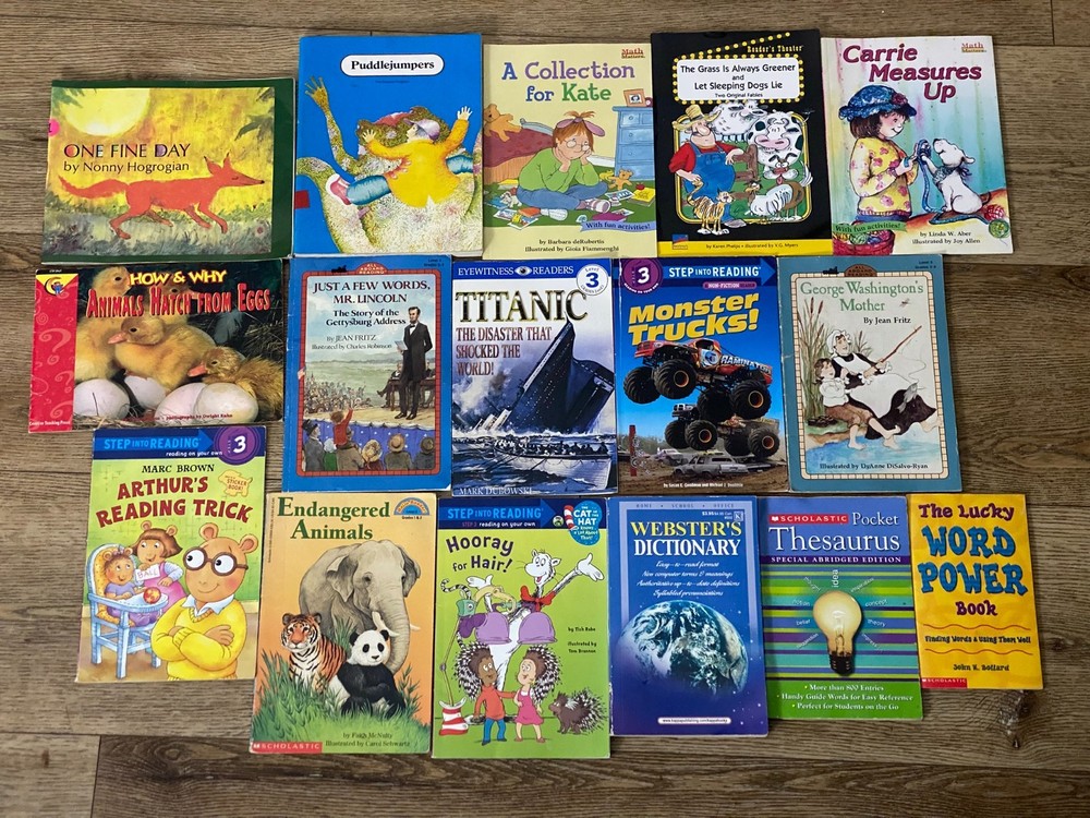 Lot of 16 Level 3 Readers-Step Into Reading, Eyewitness Readers, Readers Theatre