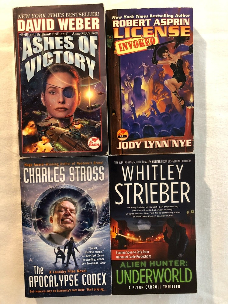 Lot of 4 2000s-2010s Sci Fi Books