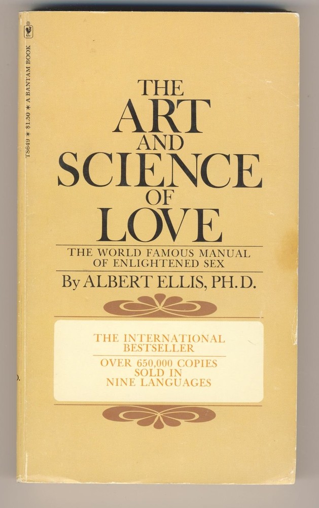 Albert Ellis The Art and Science of Love Marriage Manual Sex Human Sexuality