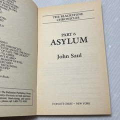 John Saul: The Blackstone Chronicles (Parts 1-6) Complete SET, VTG 1997 1st Ed