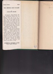 We Spend Our Years (HB, 1945, 154 pages) by Charlotte Kruger