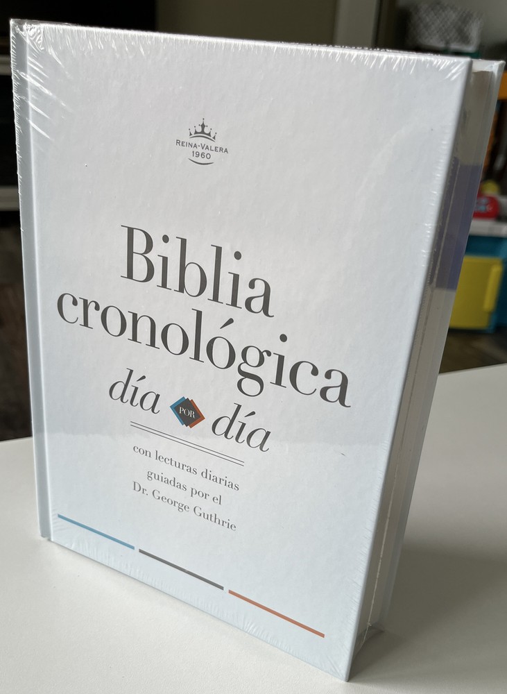 BIBLIA CRONOLOGICA REINA VALERA 1960 , DIA POR DIA , TAPA DURA