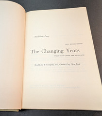 The Changing Years by Madeline Gray What To Do About Menopause 1958 HC DJ VTG