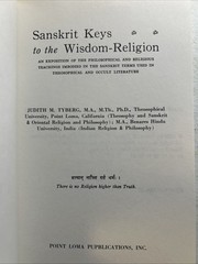 RELIGION SANSKRIT KEYS TO THE WISDOM By Judith M. Tyberg *Excellent Condition*