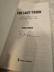 The Last Town By Blake Crouch Paperback Signed Like New