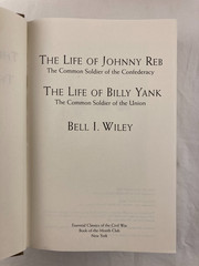 Life of Johnny Reb Billy Yank Mary Chesnut’s Civil War by Wiley & Woodward HCDJ