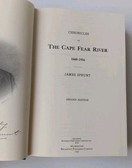 CHRONICLES OF THE CAPE FEAR RIVER – 1660-1916 – James Sprunt, Civil War