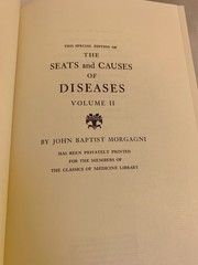 Morgagni SEATS & CAUSES OF DISEASES VOL 1 2 3 Classic of Medicine 1983 Near Mint