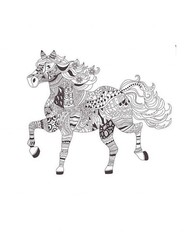the Horses Coloring Book the best horse book 108 Pages 8.5 x 11 for All Ages