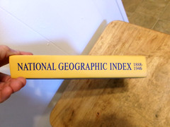 National Geographic Index 1888-1946 No Dust Jacket 697 Pages Hardcover 1967