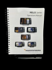 Humminbird HELIX 532509-SEN_B Operations Manual: 348 Color Pages, Coil Bound