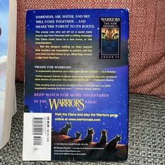 The New Prophecy Warriors Erin Hunter Paperback Volumes 1-4, 6 Lot, Set, 2006
