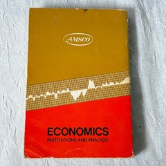 Economics Institutions and Analysis Gerson Antell 1974 AMSCO Textbook Vintage