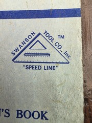 Swansons Speed Square Blue Book Rafter Lengths Roof Construction Roofing Vintage