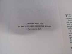 The Rumford Complete Cookbook by Lily Haxworth Wallace HC 1927 241 Pages