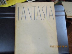 Walt Disney Fantasia Book Rare Original 1940 1st Edition
